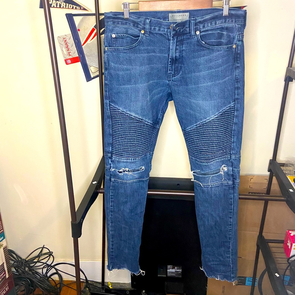 BULLHEAD DENIM COMPANY STACKED SKINNY JEANS